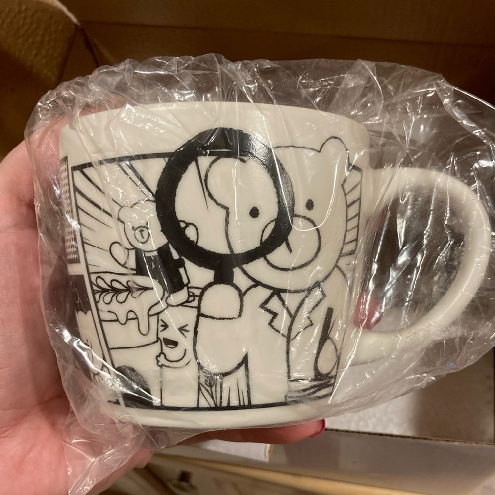 Starbucks mug and plate overseas edition